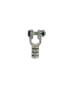 1/0GA Battery Terminal, Straight (Tin-Plated Copper), Negative Polarity