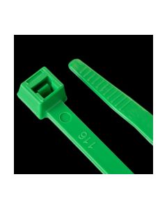 CABLE TIE 11Inch 50LB SOLID GRN 100PK