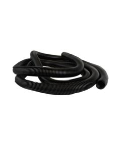 1"ID Black Convoluted Tubing/Split Loom (Polyethylene) - 10' Roll