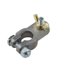 5/16" Wing-Nut Style/Stud-Type Battery Terminals (Lead), Negative Polarity - 10PCS/PK