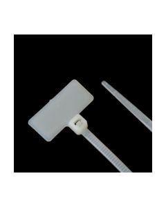 CABLE TIE ID 4Inch 18LB ID TOP TAG NAT 100PK