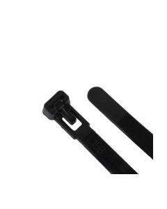CABLE TIE RELEASE 8Inch 50LB BLACK 100PK