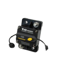 100A Manual Reset Circuit Breaker [Type-3] Surface Mount, 1/4" Studs (Offset)