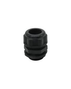 DOME CONN 1in NPT .70-.98in BLACK c/w O-ring and locknut