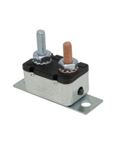 CIRC BRKR 6-24VDC MANUAL-RESET 10A MET HSG INLINE BRKT