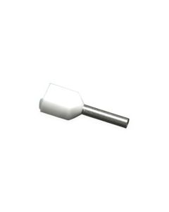 White 2x22awg 8mm 500pk
