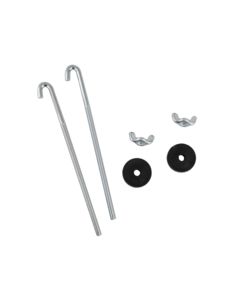 Battery Hold Down Bolts, J-Style Hooks, 1 Pair includes hardware