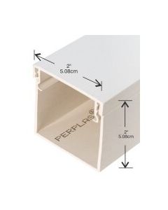 2X2 WHITE RACEWAY