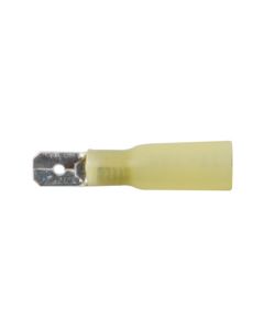 12-10GA (Yellow) 'Crimp & Shrink' 1/4" Female Disconnects (500pcs/pk) - Automotive Grade