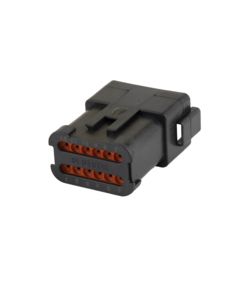 12-Way DT-Series Receptacle Housings Only (Protective End Cap) #DT04-12PA-E005