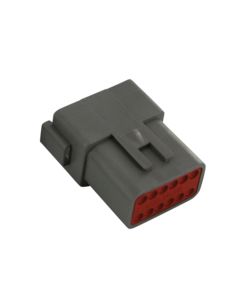 12-Way DT-Series Receptacle Housing (#DT04-12PA)