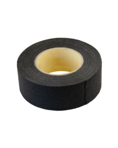 Fabric Electrical Tape Black (Excellent for Harnesses, 105°C Max.) 1"W x 34"L X 11 Mil Thick