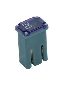 FUSE FEMALE LINK 'M'-TYPE 20A LIGHT BLUE SLOTTED