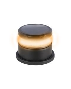 Compact-Sized LED Beacon, Amber, Rechargeable