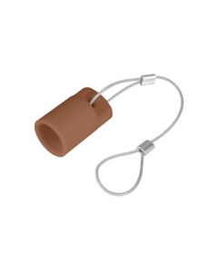 400A Female Protective Cap - Brown