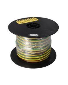 CABLE BONDED 3/14 GR/BR/YL 100FT