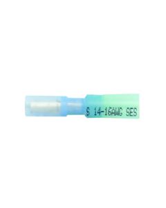 16-14GA (Blue) 'Crimp & Shrink' 0.156" Female Bullet Connectors (25pcs/pk) - North American Made