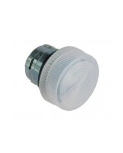 Pilot Light Head - High Contrast for use with Neon Bulbs or LED's - White