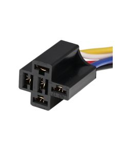 5-Wire Pigtail Harnesses for 4 or 5-Terminal HD Relays (2 x 18GA, 3 x 16GA) - 12" Leads, 10pcs/pk