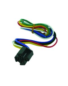 5-Wire Pigtail Harness for 4 or 5-Terminal HD Relays (5 x 14GA) - 30" Leads