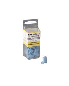 16-14GA (Blue) Nylon Insulated Female Flag Quick Disconnects/Slide Connectors, 0.250" Tab (25pcs/pk)