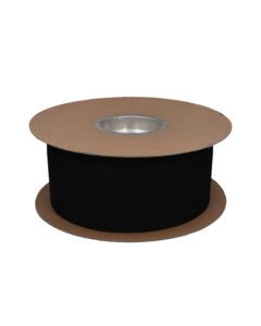 Fabric Heat Shrink Tubing (2:1) 2"ID, Black 100FT Spool