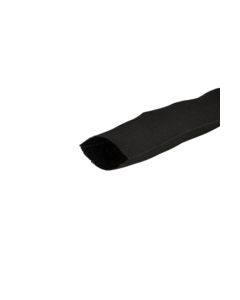 Fabric Heat Shrink Tubing (2:1) 1-1/2"ID, Black 10FT Length