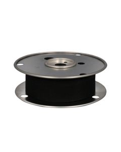 Fabric Heat Shrink Tubing (2:1) 3/4"ID, Black 25FT Spool (1-2/0GA)