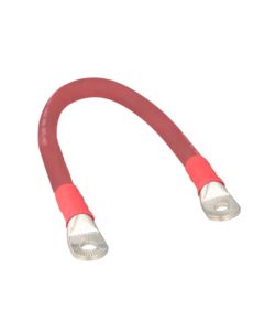 2/0GA Stackable Battery Harness Top Stud, 17" Red (Positive)